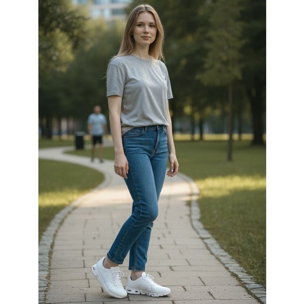 Lightweight Neutral Beige Women's Sneakers for Everyday Wear on clouds